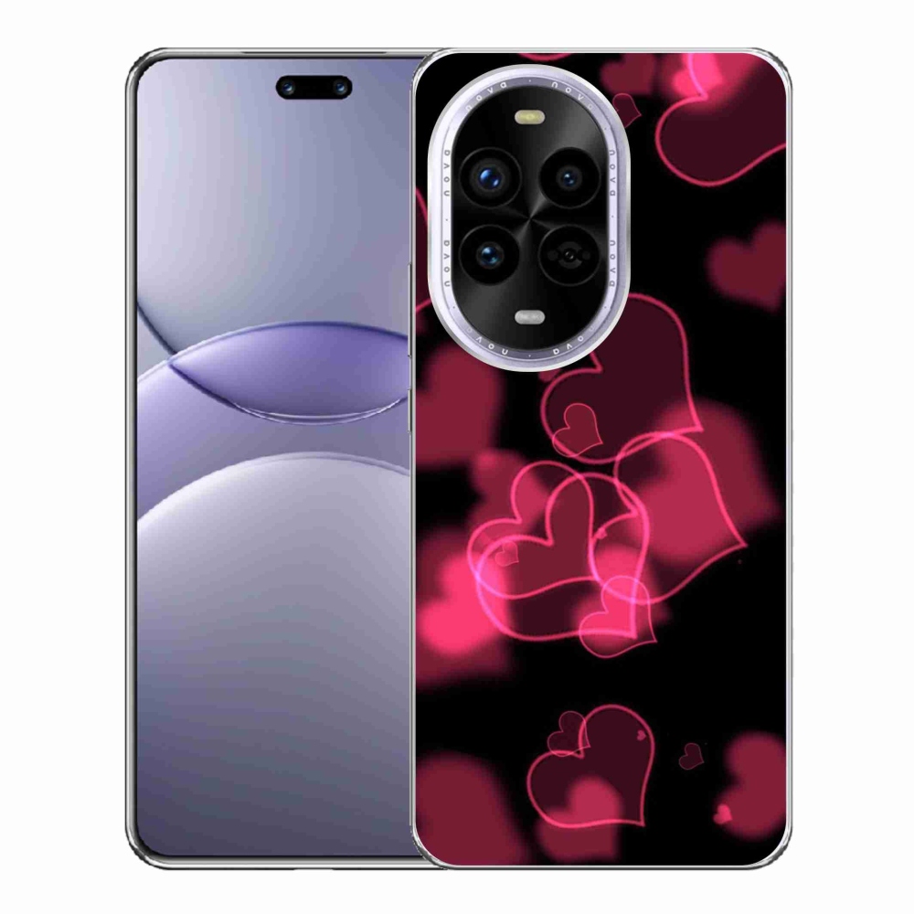 Gél borítás mmCase a Huawei Nova 13 Pro 5G készülékhez - piros szívek