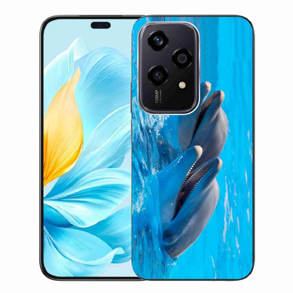 Zselés borítás mmCase a Honor 200 Lite 5G készülékhez - delfinek