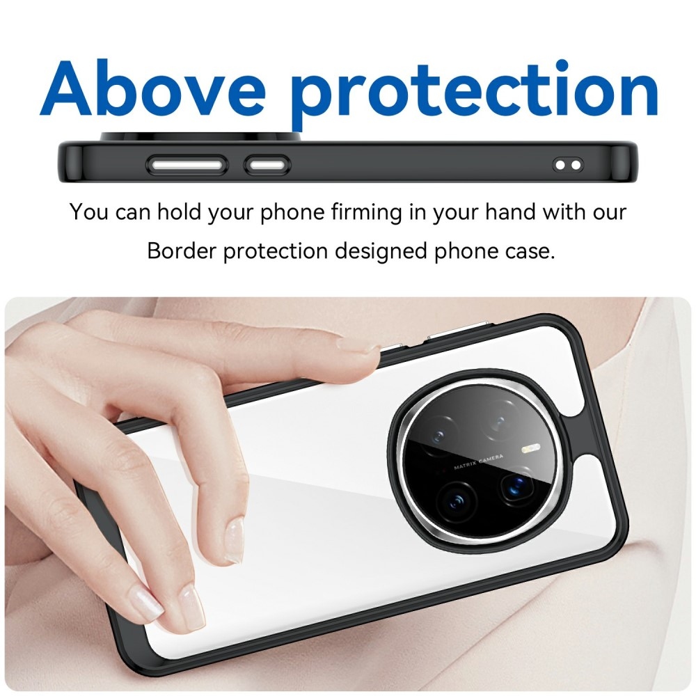 Gél tok fix hátlappal Honor Magic 7 Pro 5G készülékhez - fekete