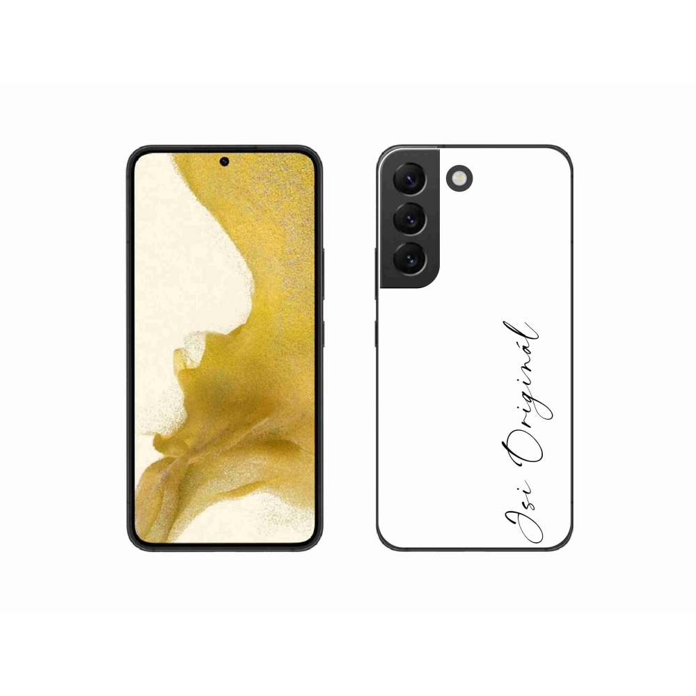 Gél borító mmCase Samsung Galaxy S22 5G - te vagy az eredeti fehér háttérrel