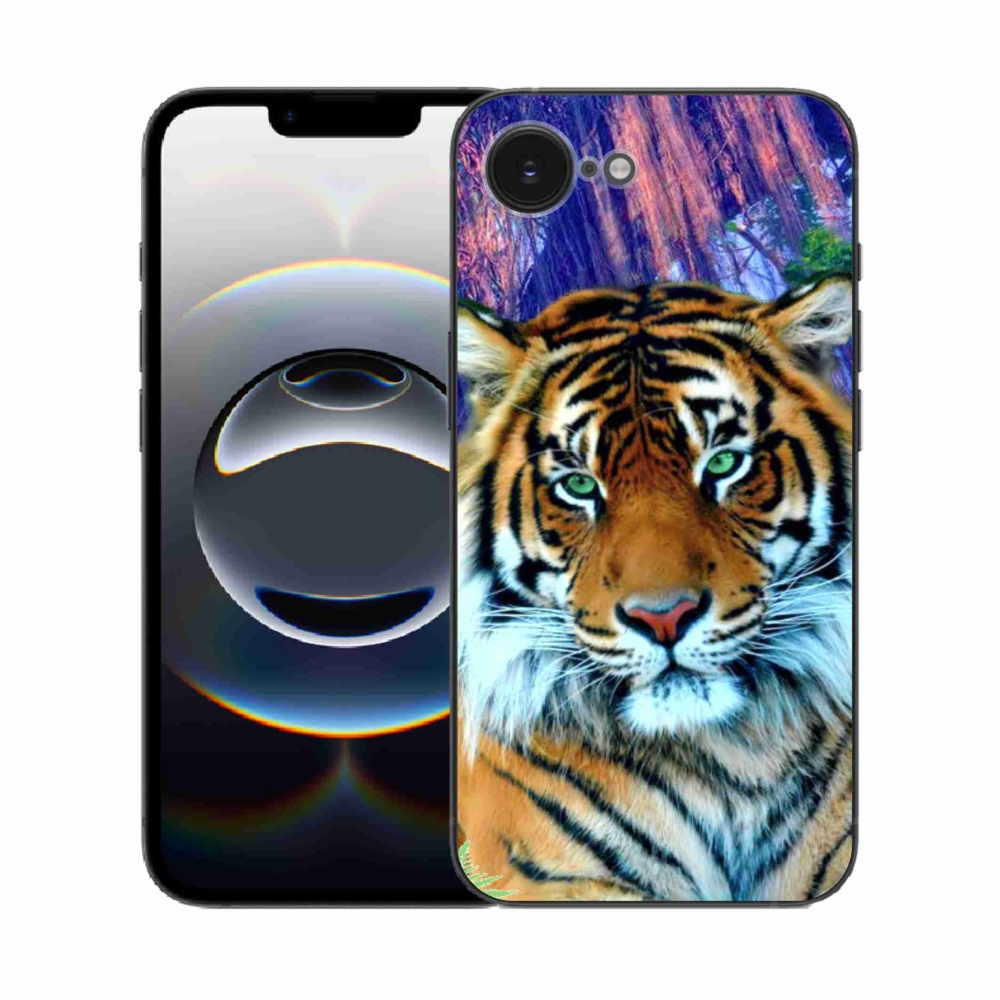 Zselés borítás mmCase iPhone 16e készülékhez - tigris