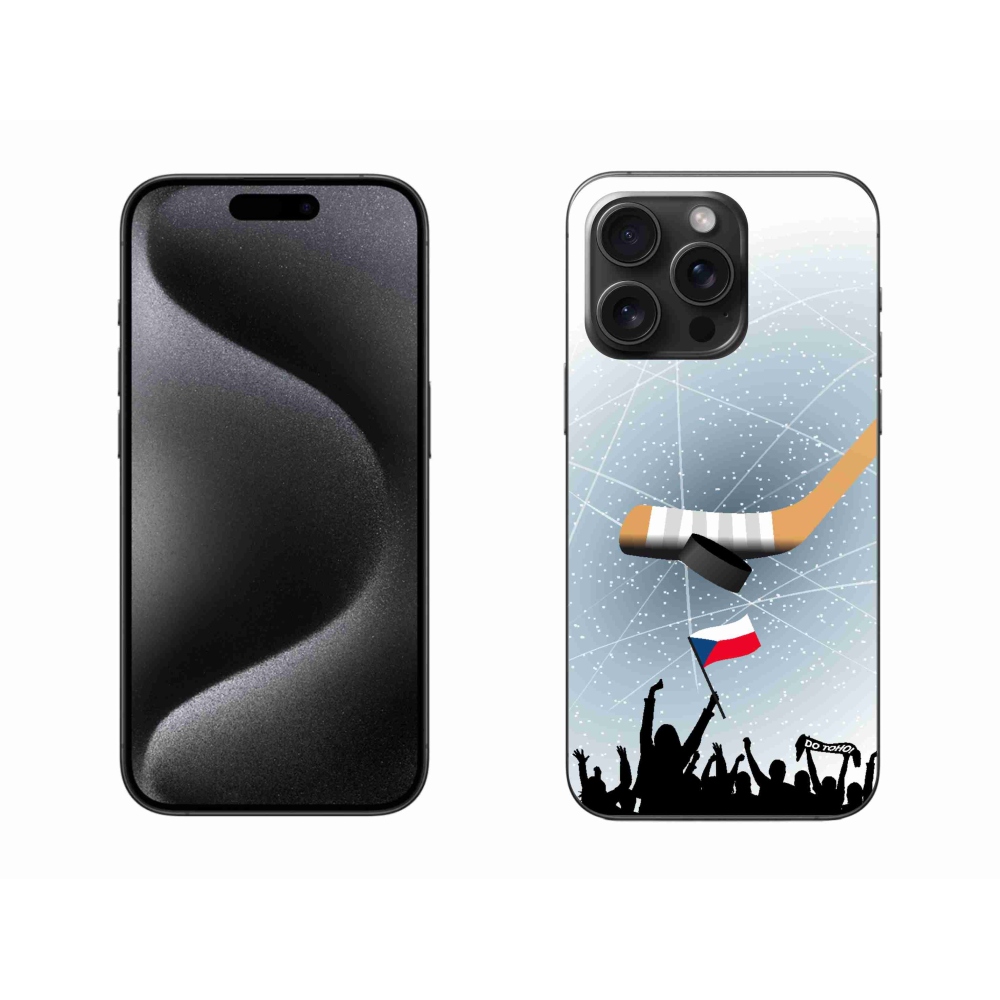 Zselés borítás mmCase iPhone 15 Pro Max készülékhez - hokiszurkolóknak