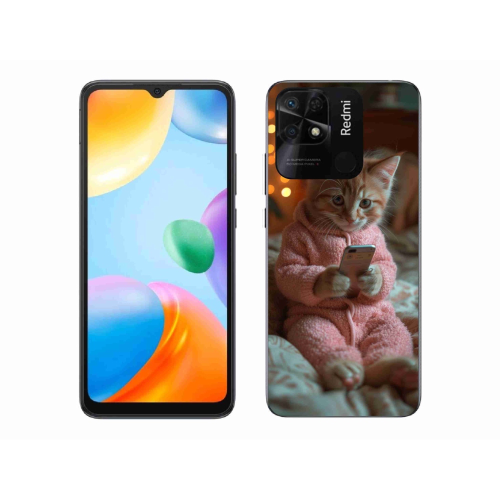 Gél borító mmCase a Xiaomi Redmi 10C-hez - baba a mobillal