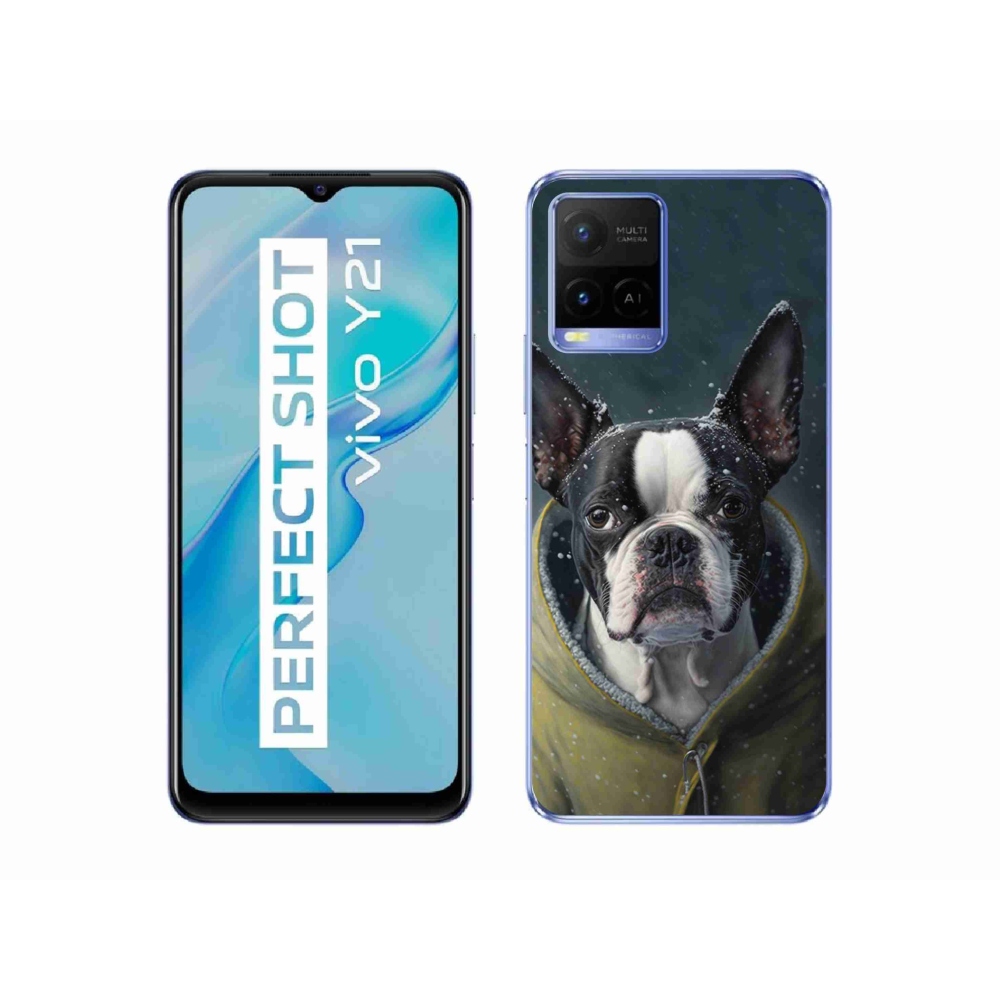Gél védőburkolat mmCase a Vivo Y21/Y21s/Y33s készülékhez - bulldog