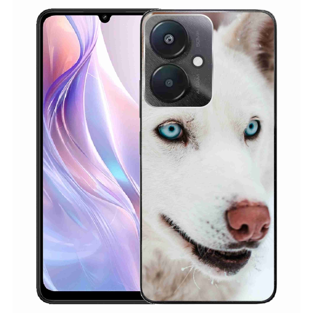 Gél tok mmCase a Xiaomi Redmi 13C 5G számára - kutyaszemmel nézve