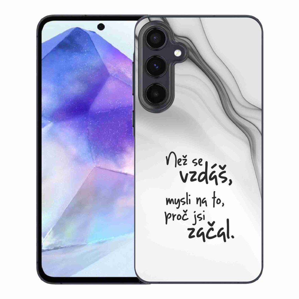 Gél borítás mmCase Samsung Galaxy A55 5G - idézem 2 fehér háttér