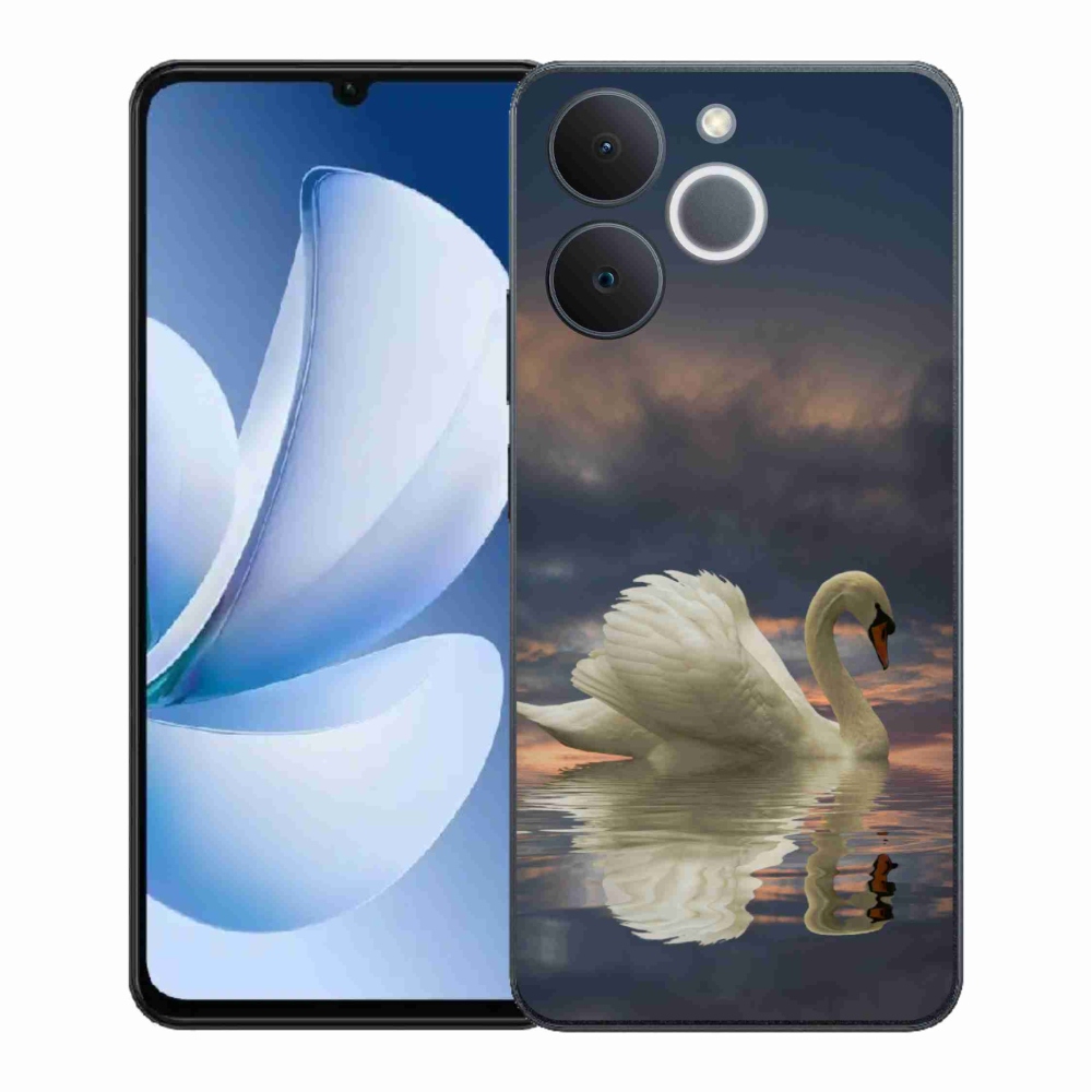 Zselés borítás mmCase a Realme Note 70T készülékhez - hattyú