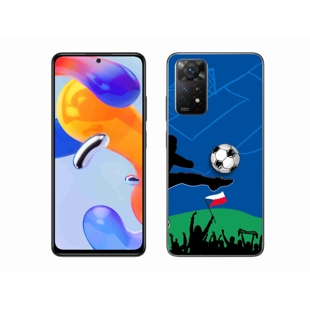Gél borítás mmCase a Xiaomi Redmi Note 11 Pro 4G/5G - futballszurkolók számára