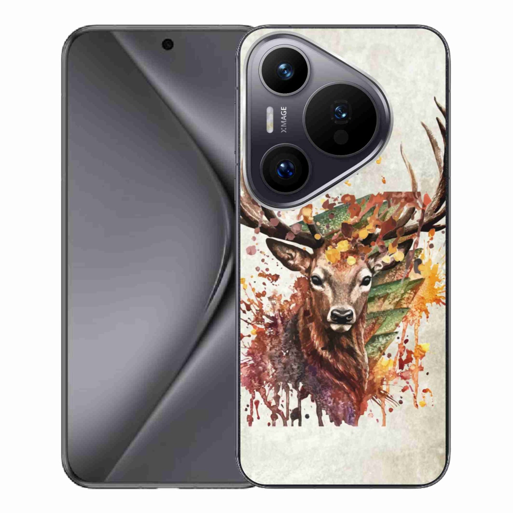 Gél tok mmCase a Huawei Pura 70 Pro készülékhez - szarvas 1