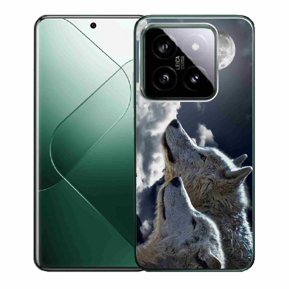 Gél borítás mmCase a Xiaomi 14 - farkasok számára
