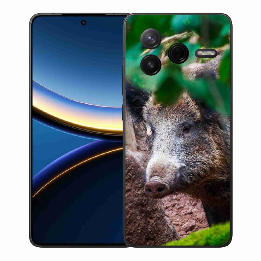 Gél borítás mmCase a Xiaomi Poco F7 Pro számára - vaddisznó