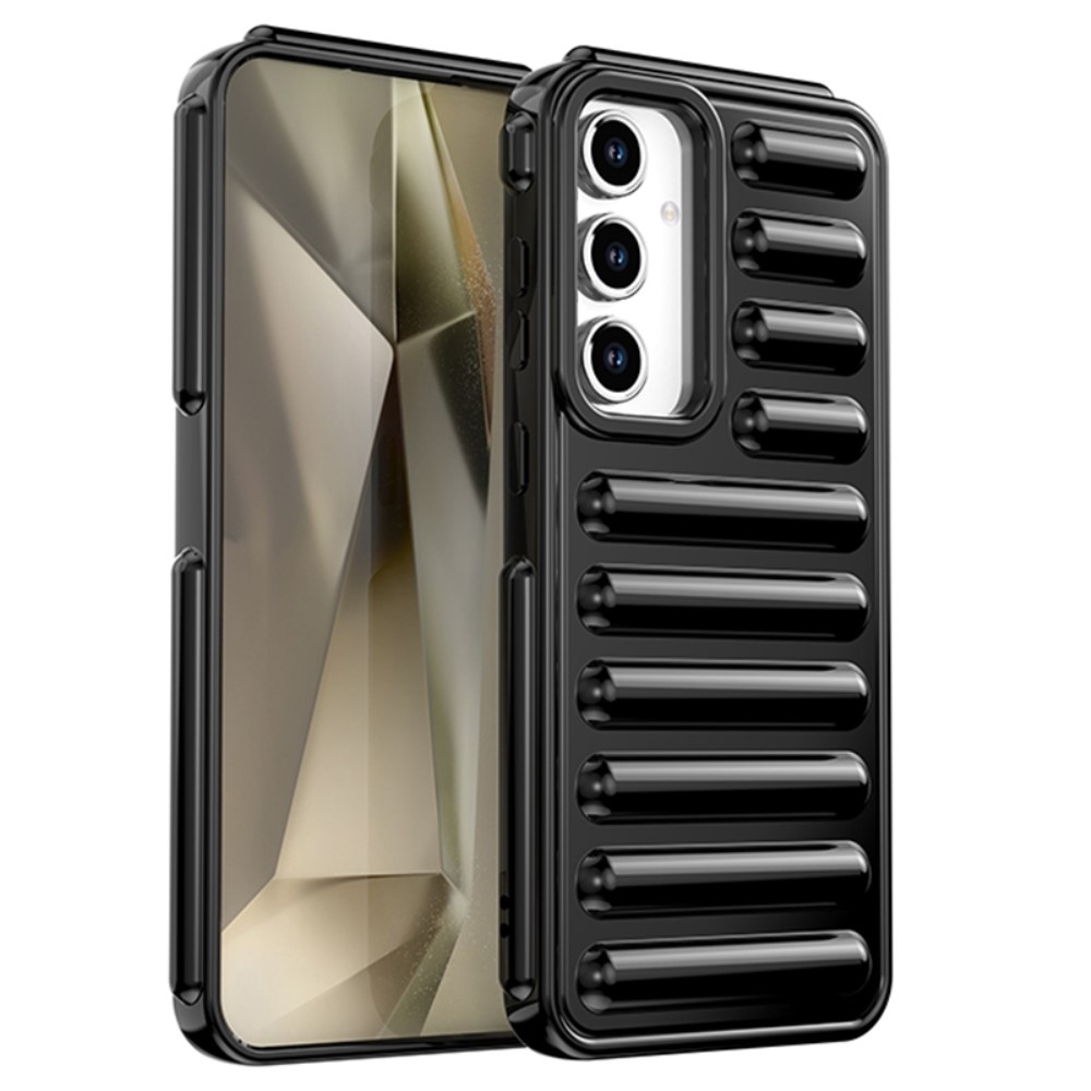 Kapszula tartós zselés tok Samsung Galaxy S24 FE készülékhez - fekete