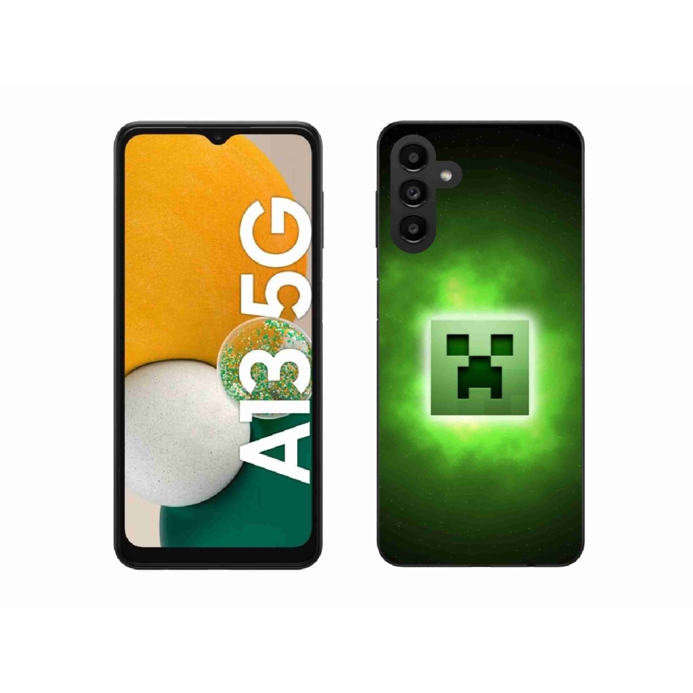 Gél borítás mmCase Samsung Galaxy A13 5G - minecraft