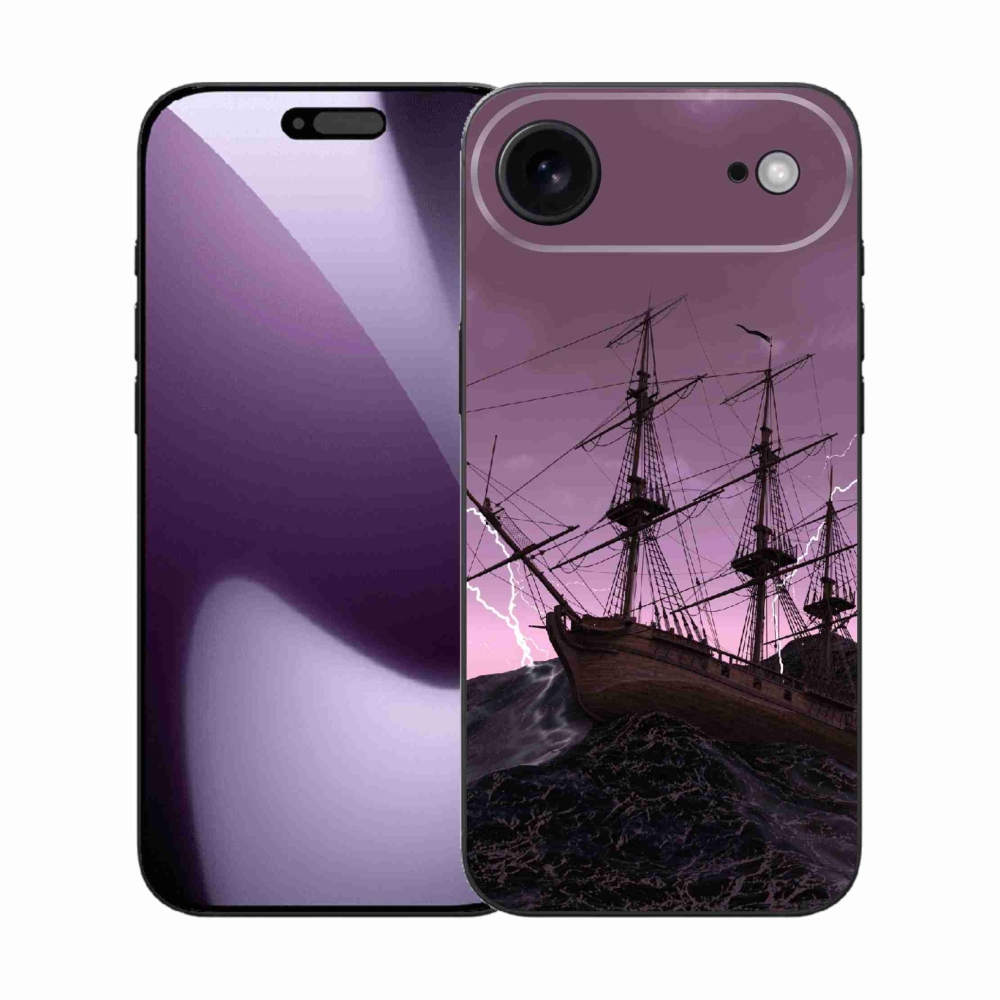 Zselés borítás mmCase iPhone 17 Air készülékhez - hajó a viharban