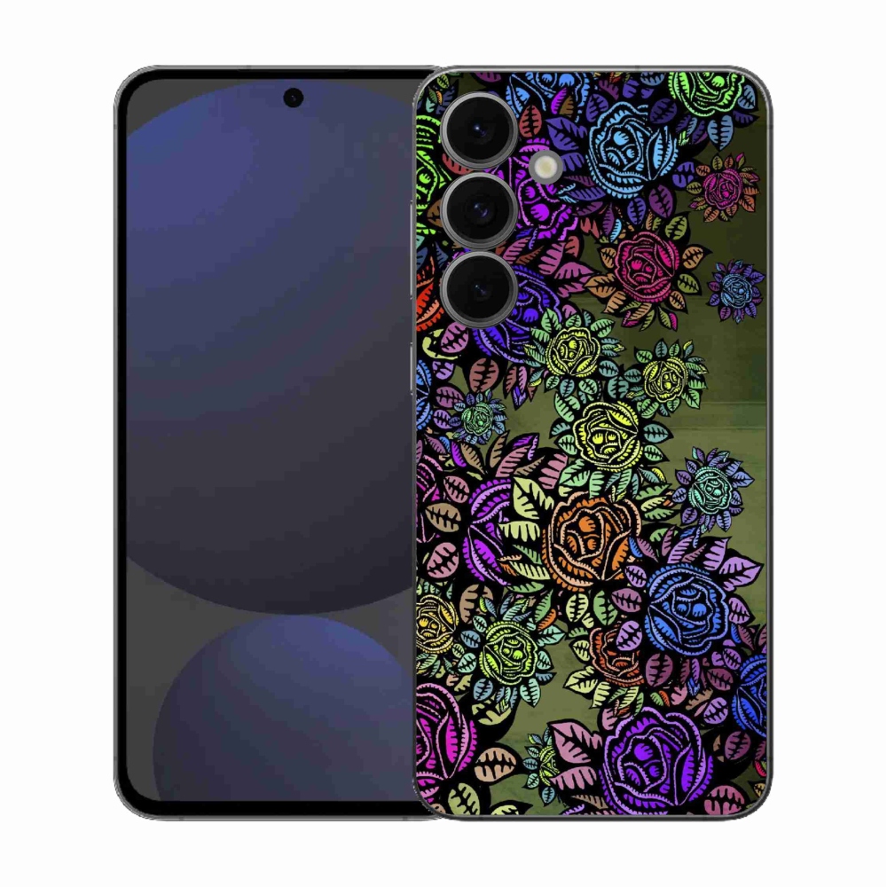 Gél borító mmCase Samsung Galaxy S25 FE - virágok 6