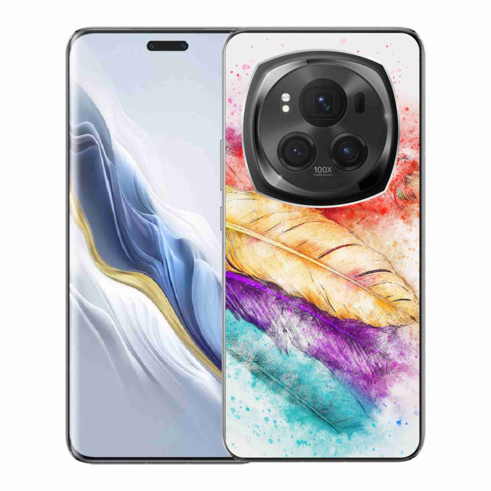 Zselés borítás mmCase a Honor Magic 6 Pro 5G készülékhez - színes toll