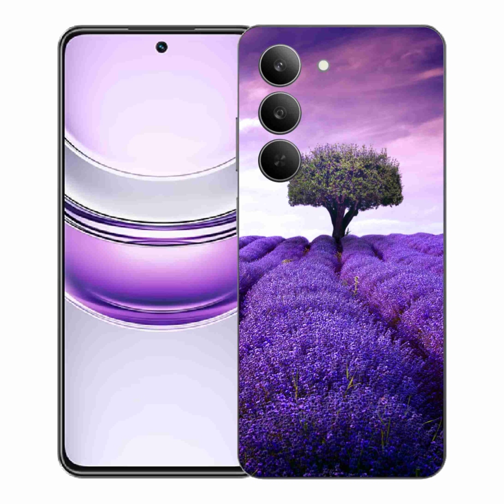 Gél borító mmCase a Realme 14x 5G készülékhez - levendula rét