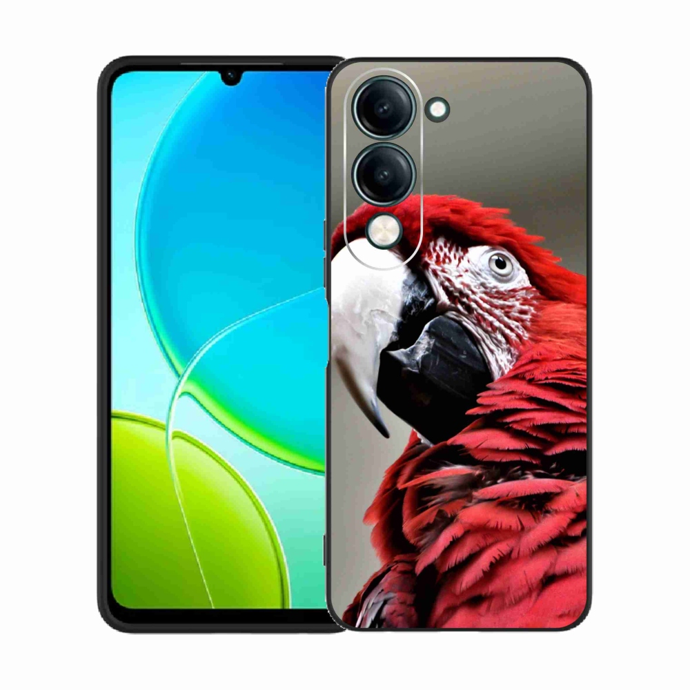 Gél borítás mmCase a Vivo Y29s 5G-hez - papagáj ara piros