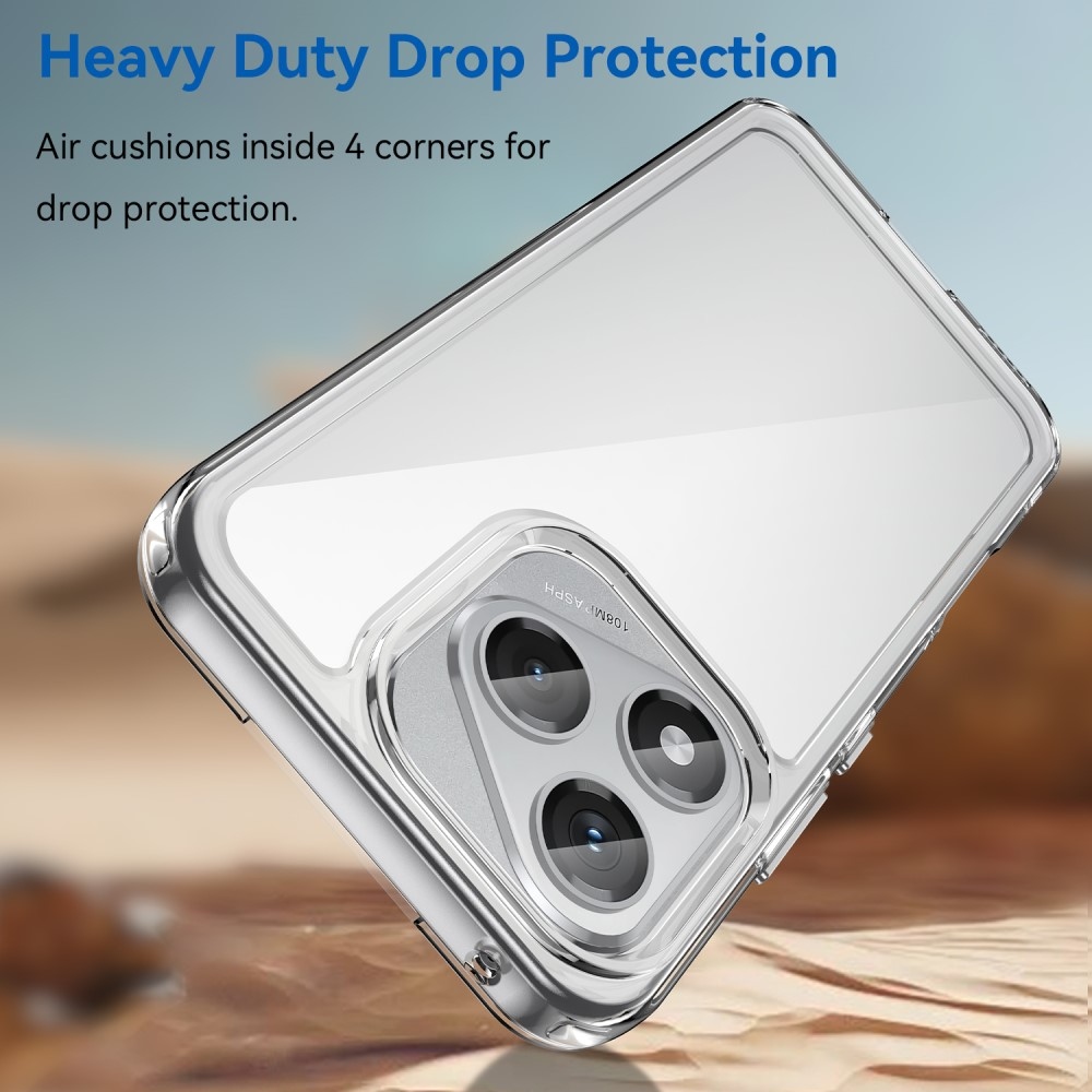 Gél tok fix hátlappal a Honor 400 Lite-hoz - átlátszó