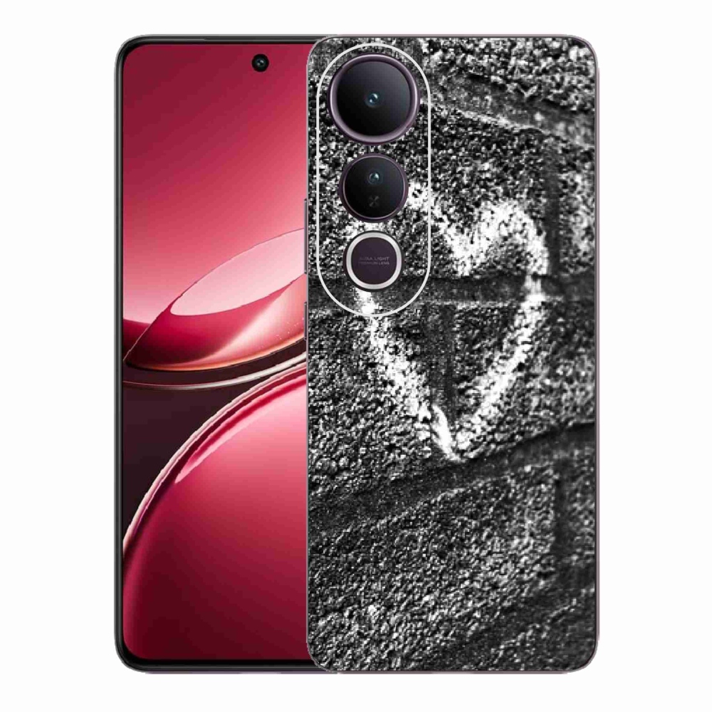 Gélburkolat mmCase a Vivo V50 Lite 4G/5G-n - szív a falon