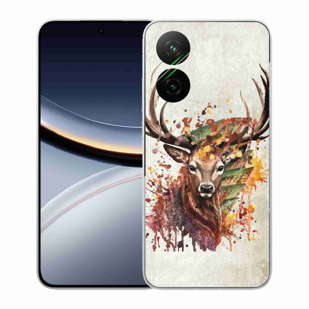 Gél borítás mmCase a Xiaomi Poco F7 5G számára - szarvas 1