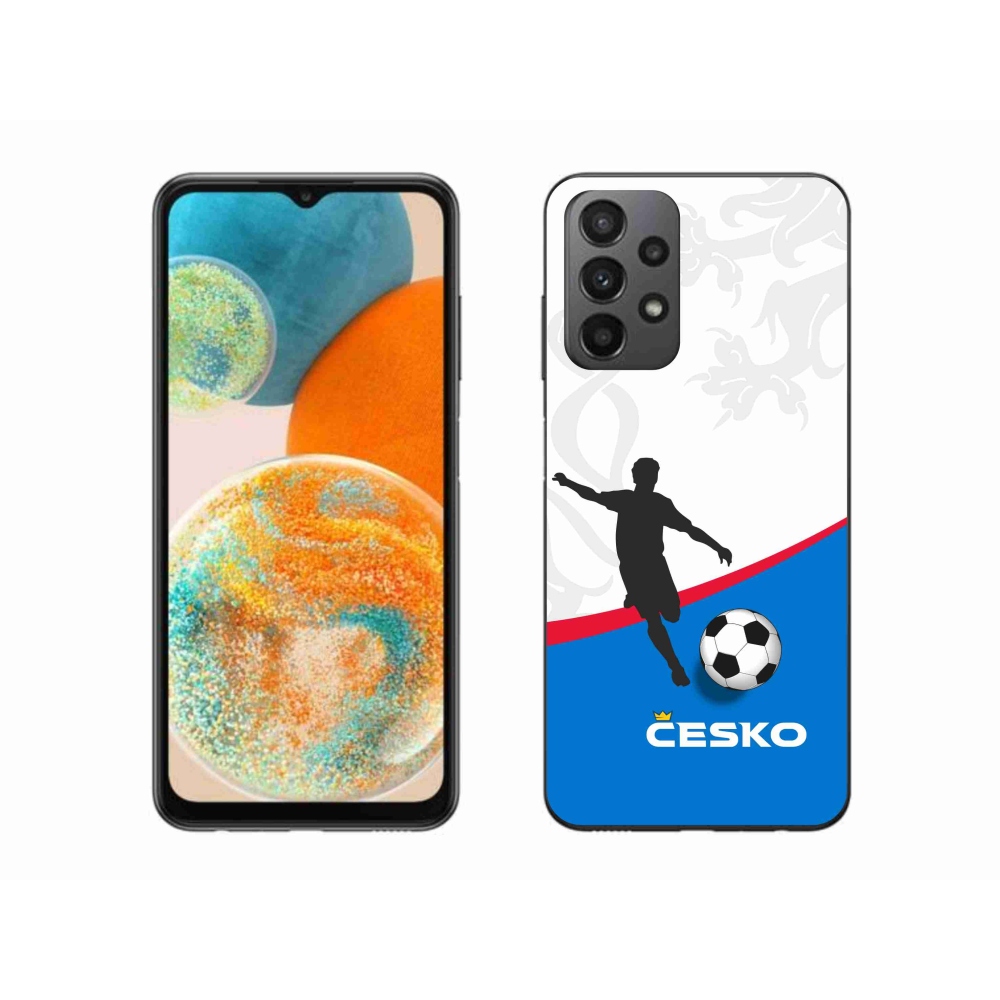 Gél borítás mmCase Samsung Galaxy A23 4G/5G - futball Csehország 1