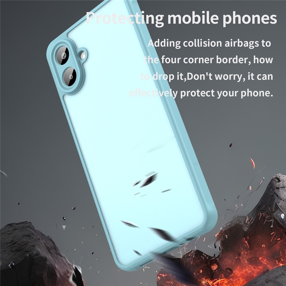 Zselés tok kemény hátlappal Samsung Galaxy A07 4G - világoszöld