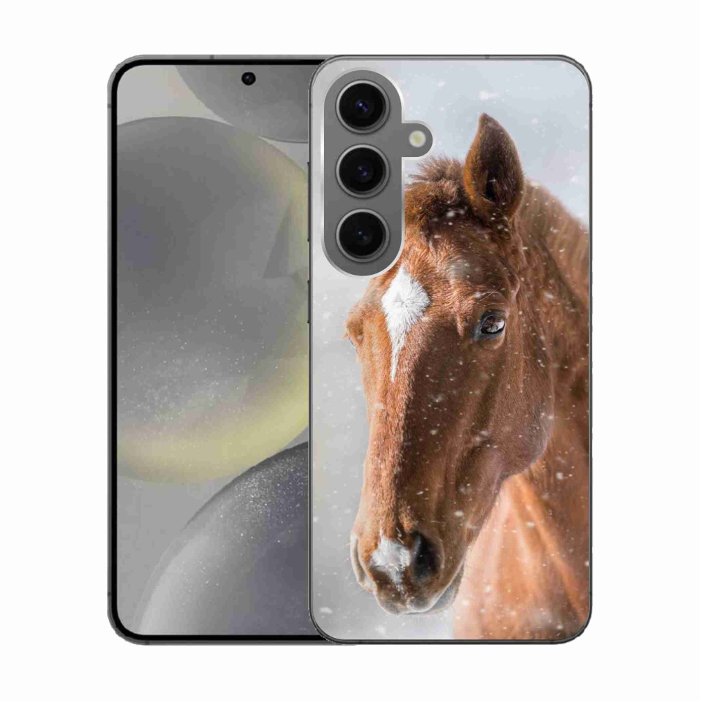 Zselés borítás mmCase Samsung Galaxy S24 - barna ló 2