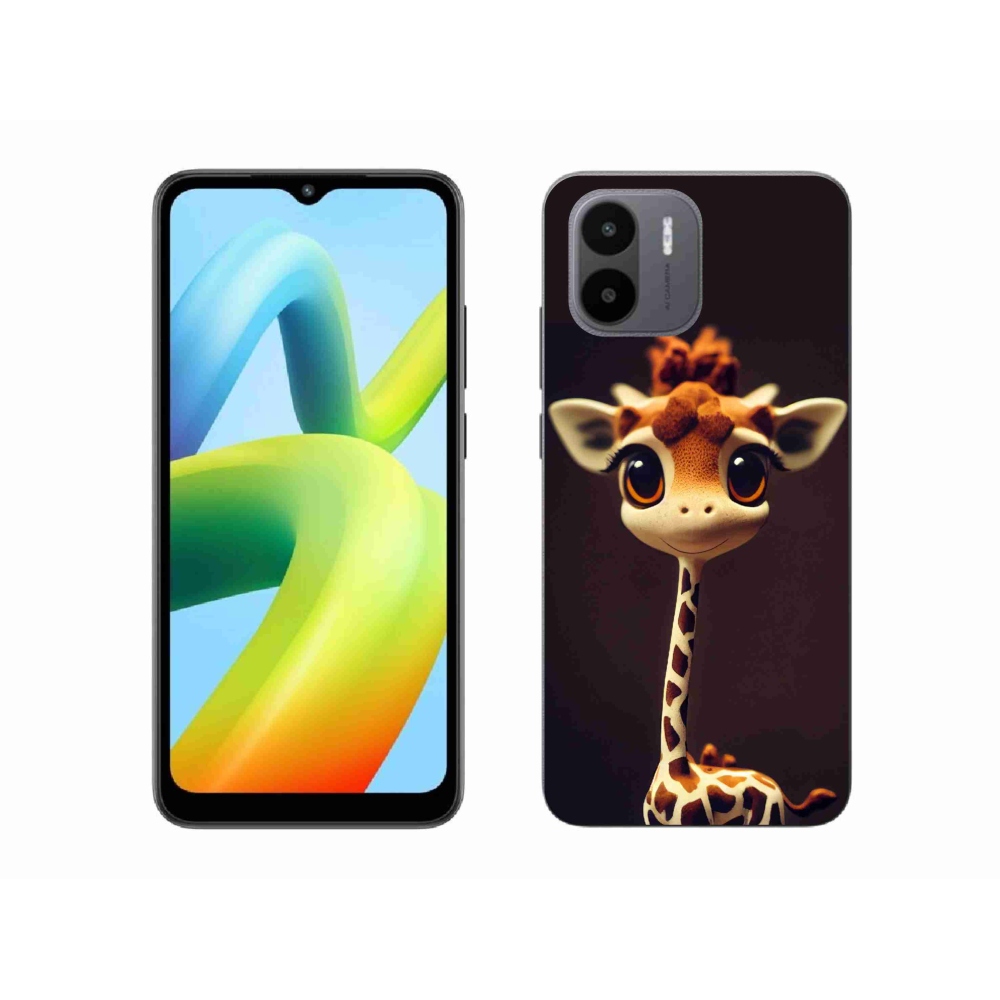 Gél borítás mmCase a Xiaomi Redmi A1/Redmi A2 készülékhez - kis zsiráf