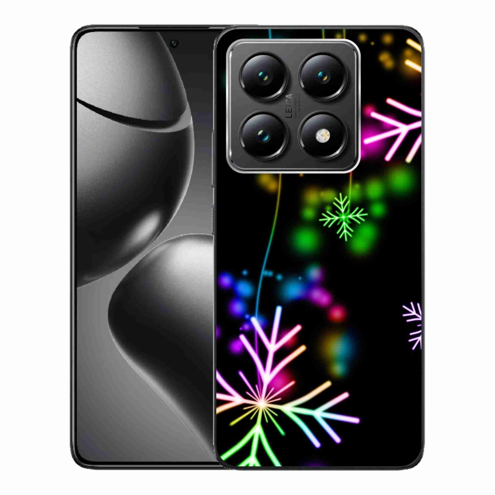 Gél borítás mmCase a Xiaomi 14T-hez - színes pelyhekkel