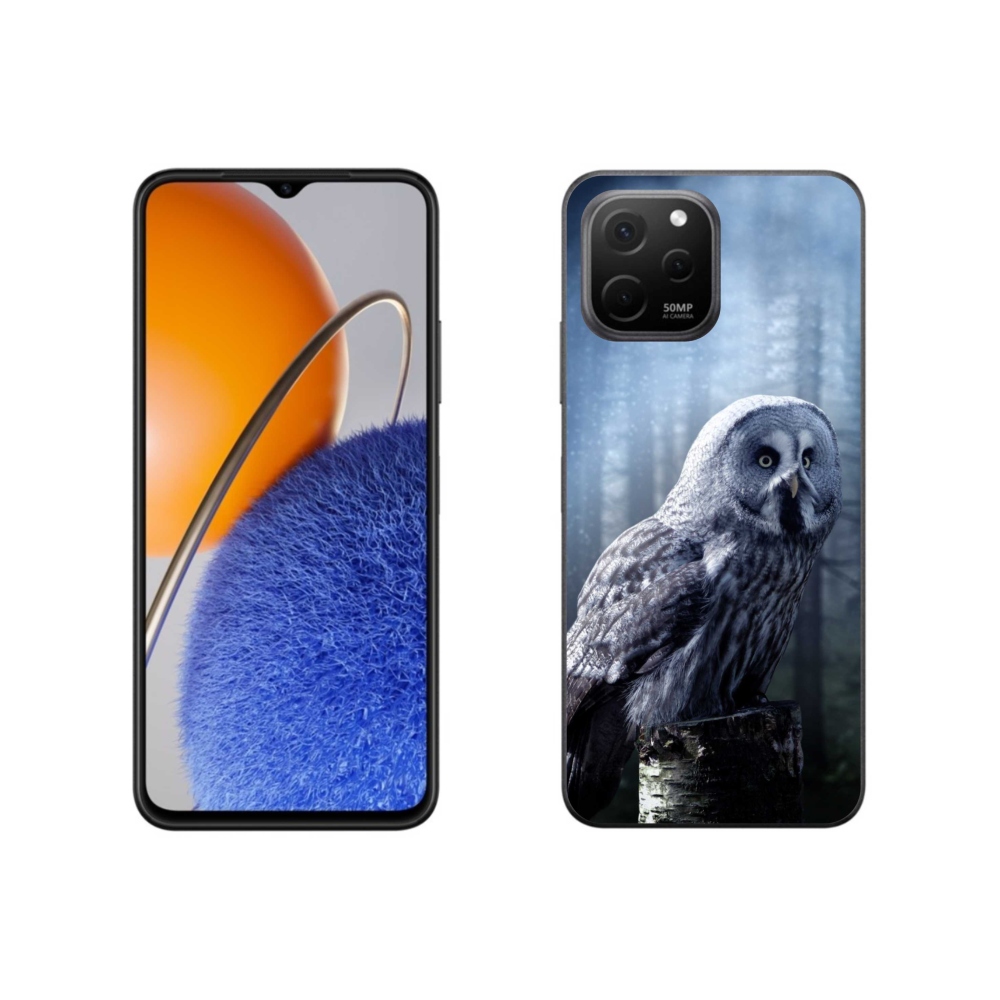 Gél borítás mmCase a Huawei Nova Y61 készülékhez - bagoly