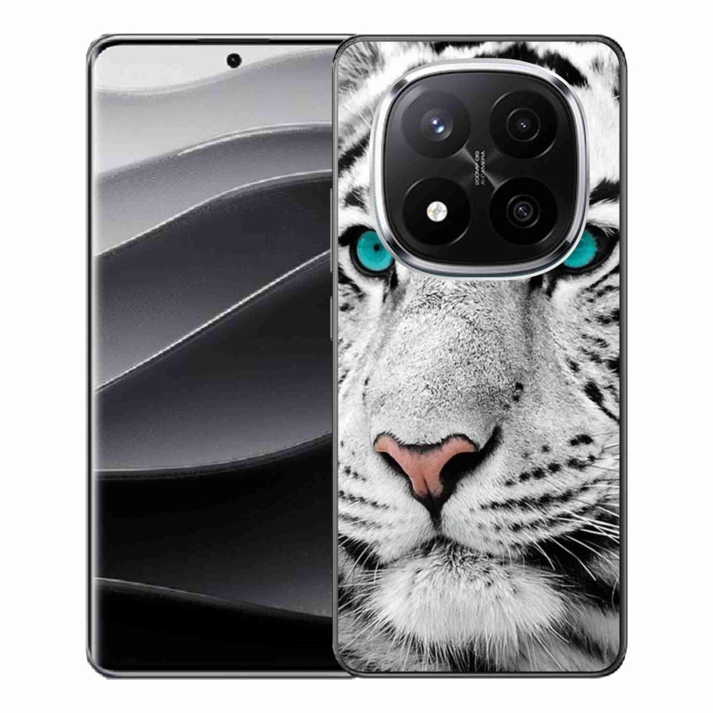 Gél borítás mmCase a Xiaomi Redmi Note 14 Pro+ 5G számára - fehér tigris