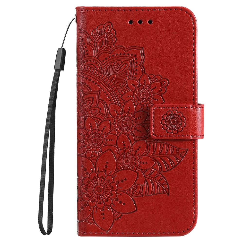 Mandala könyv tok a Google Pixel 10 Pro XL/Pixel 9 Pro XL készülékhez - piros színű