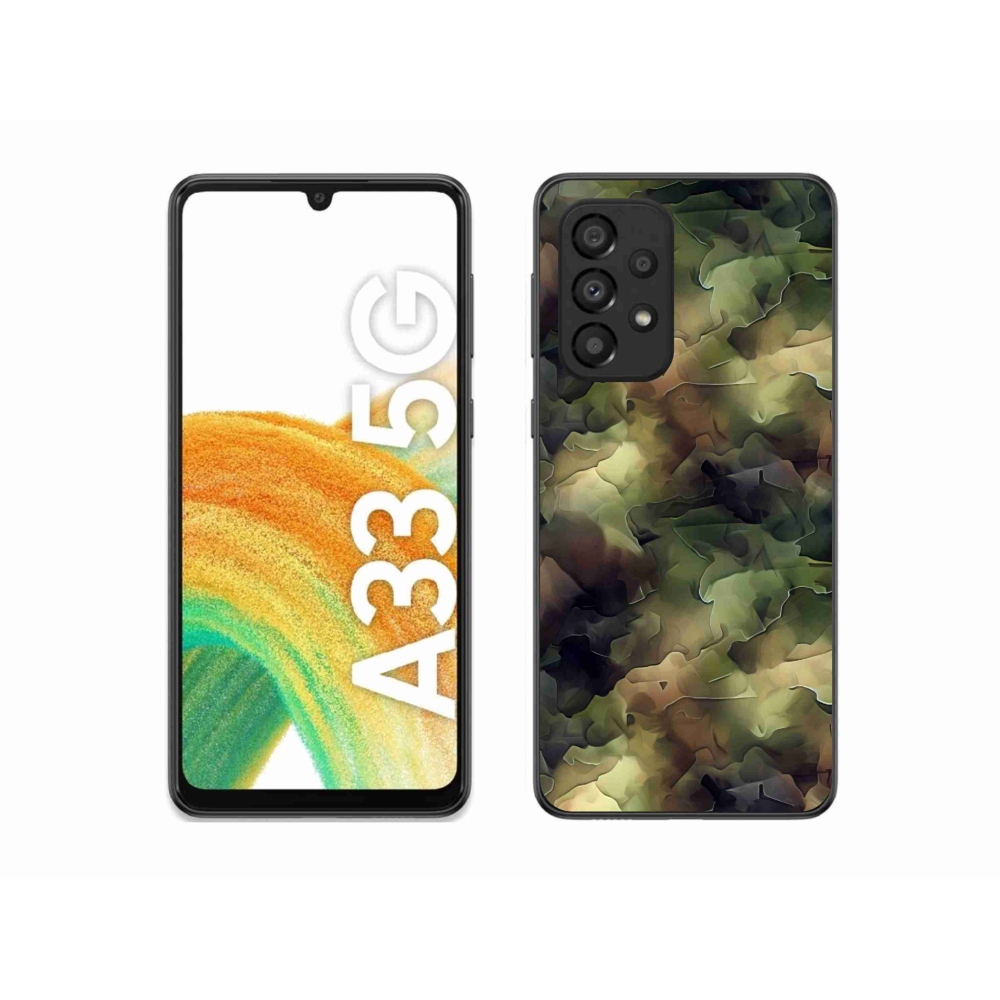 Gél védőhuzat mmCase Samsung Galaxy A33 5G - terepszínű minta 10