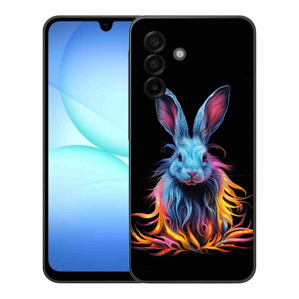 Gél borítás mmCase Samsung Galaxy A17 4G/5G - absztrakt nyúl - Samsung Galaxy A17 4G/5G - absztrakt nyúl