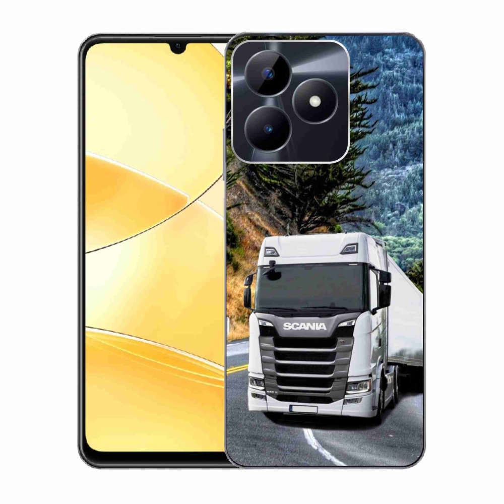 Zselés borítás mmCase a Realme C51/C53 készülékhez - teherautó 1