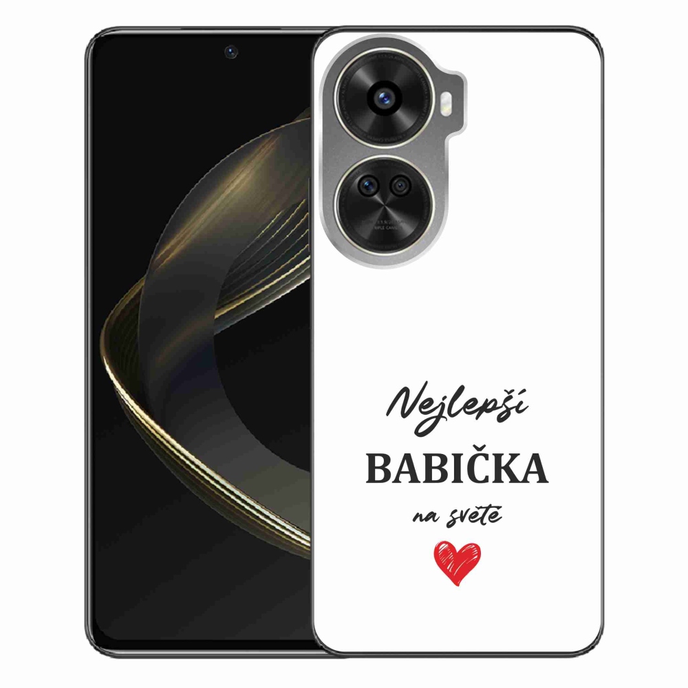 Gél borító mmCase a Huawei Nova 12 SE-n - a legjobb nagymama 1 fehér háttérrel