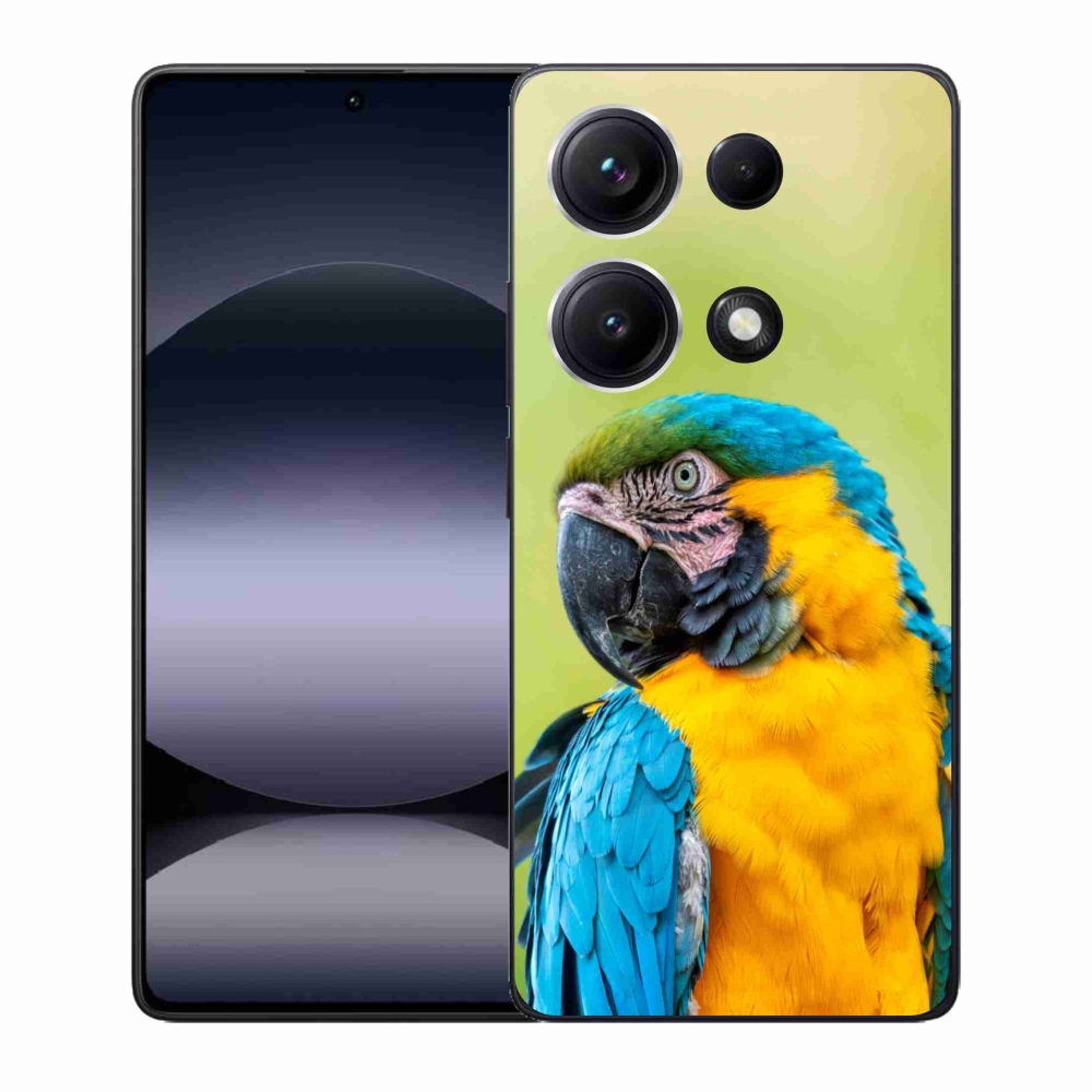 Gél borítás mmCase a Xiaomi Redmi Note 14S-hez - papagáj ara 2