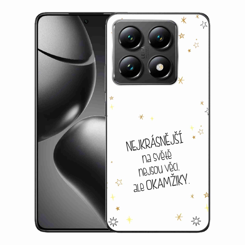Gél borítás mmCase a Xiaomi 14T-hez - idézem 4 fehér háttér