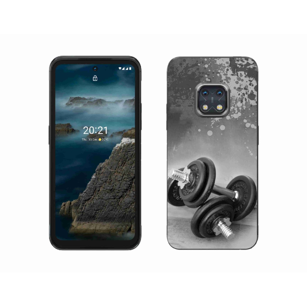 Zselés borítás mmCase a Nokia XR20 készülékhez - súlyzók 1