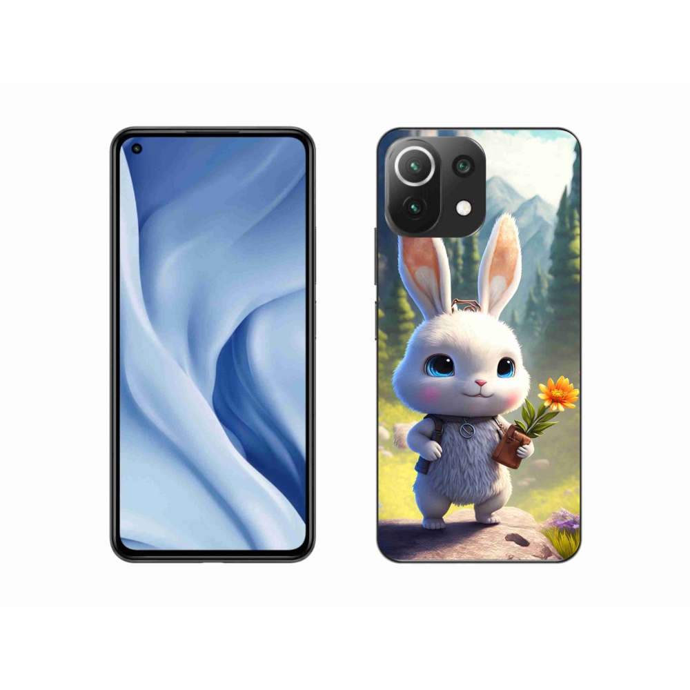 Gélburkolat mmCase a Xiaomi 11 Lite 5G NE számára - aranyos nyuszi