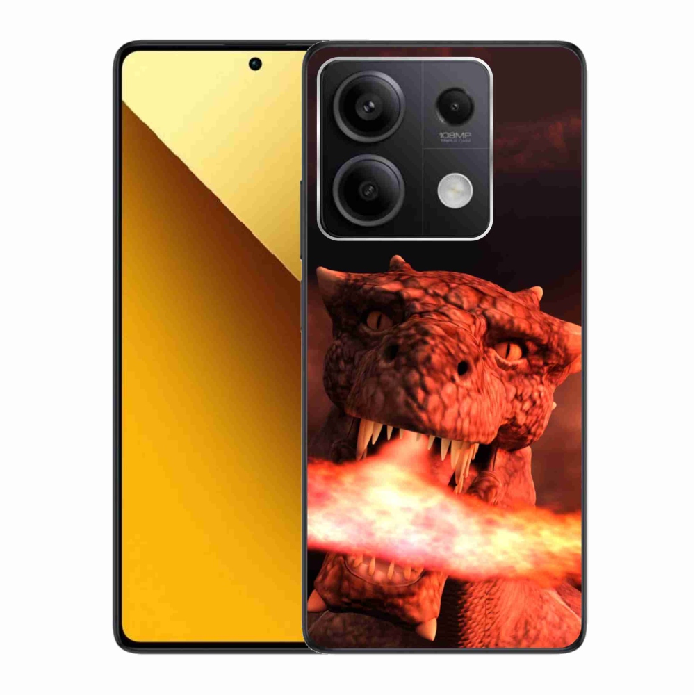 Gél borítás mmCase a Xiaomi Redmi Note 13 5G-hez - sárkány
