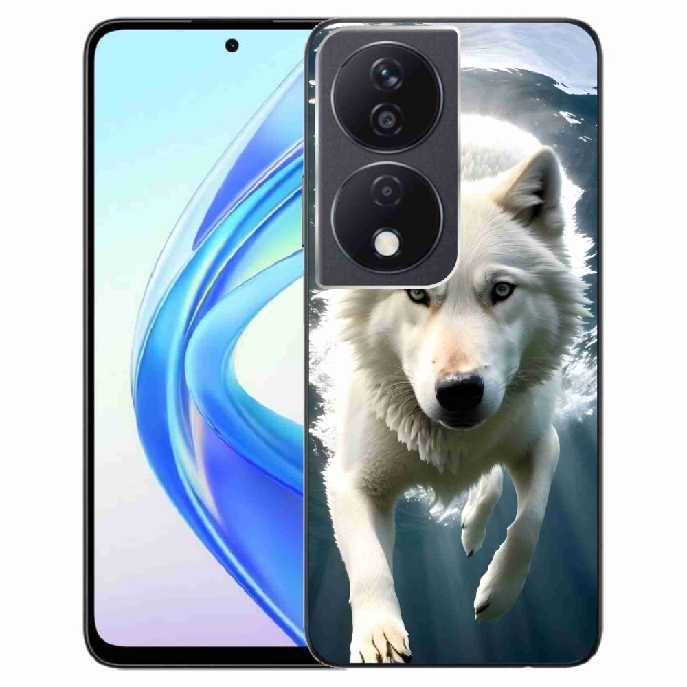 Gél védőhuzat mmCase a Honor X7b/Honor 90 Smart készülékhez - fehér farkas