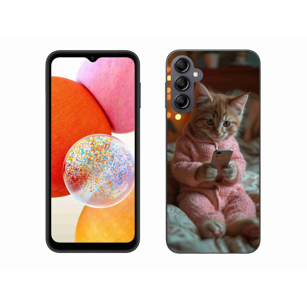 Zselés borítás mmCase Samsung Galaxy A14 4G/5G - baba mobilhoz