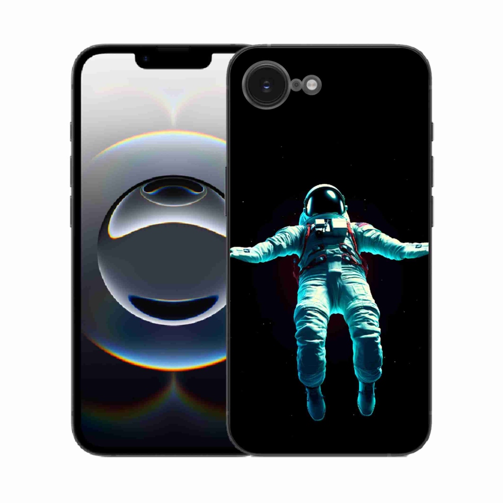 Zselés borítás mmCase iPhone 16e készülékhez - űrhajós