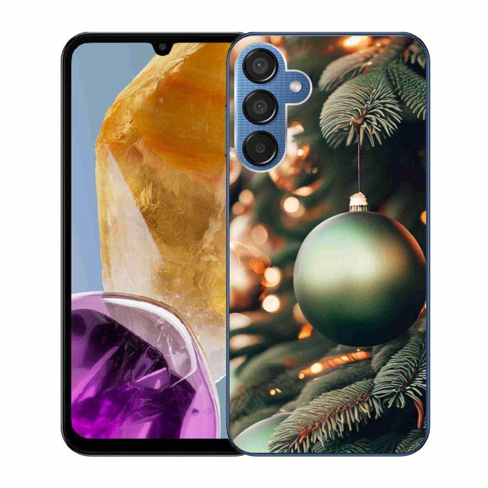 Gél borítás mmCase Samsung Galaxy M15 5G - karácsonyi dekorációk 1