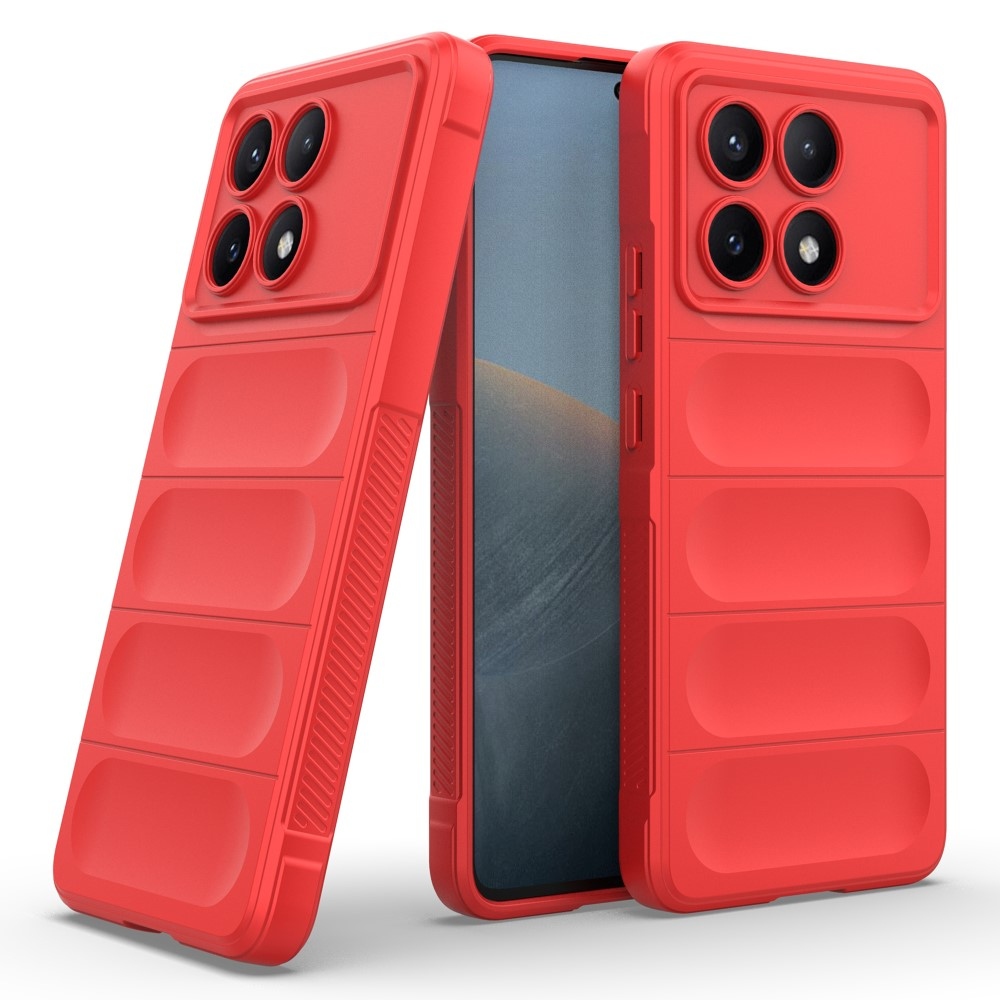 Rugg tartós zselés tok Xiaomi Poco X6 Pro 5G - piros