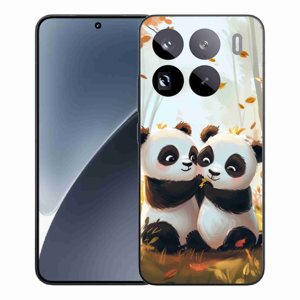 Gél borítás mmCase a Xiaomi 15 Pro-hoz - pandák