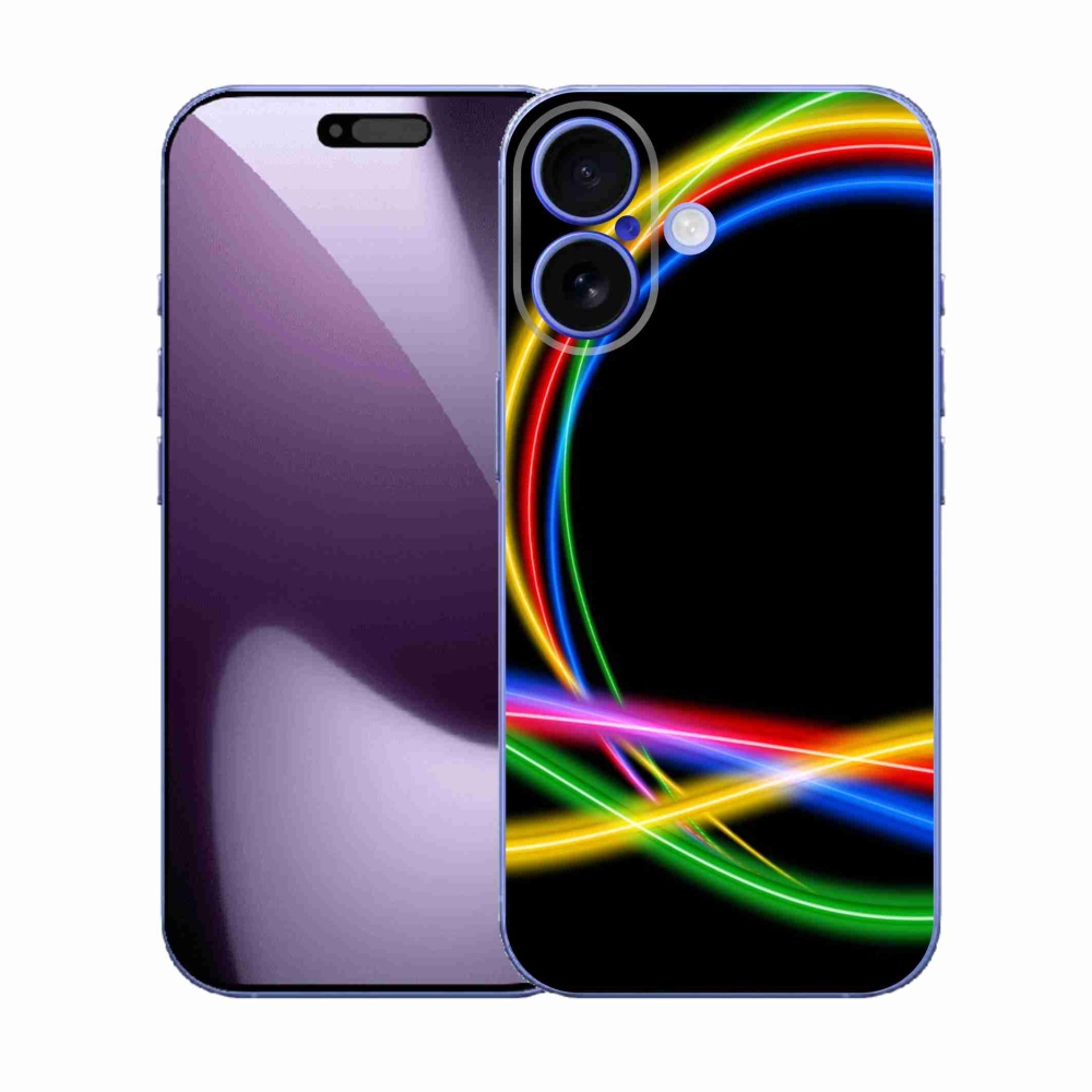Gél borítás mmCase iPhone 17 készülékhez - neon körök