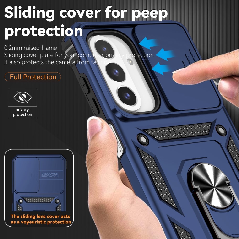 Gyűrűálló borítás Samsung Galaxy A26 5G készülékhez - kék